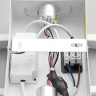 Бра "Волны" LED 35Вт 6000К белый 100х6х15 см - фото 22163755