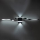 Бра "Волны" LED 35Вт 6000К чёрный 100х6х15 см - фото 22163759