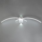 Бра "Линии" LED 35Вт 6000К белый 100х6х15 см - фото 22163765