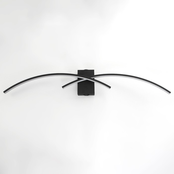 

Бра "Линии" LED 35Вт 6000К чёрный 100х6х15 см