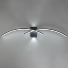 Бра "Линии" LED 35Вт 6000К чёрный 100х6х15 см - фото 22163772