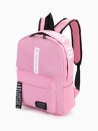 Рюкзак молодёжный на молнии, с карманами, размер 27×10×37.5 см, розовый - Фото 10