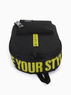 Рюкзак молодёжный на молнии, 3 кармана, 27×10×37.5 см, чёрный - Фото 8