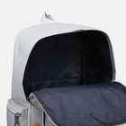 Набор рюкзак на молнии из текстиля, шопер, сумка, пенал, цвет серый - Фото 5
