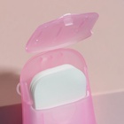 Мыло листовое, в пластинах, 18 (± 2) шт., в футляре, розовое - Фото 5