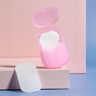 Мыло листовое, в пластинах, 18 (± 2) шт., в футляре, розовое - Фото 7