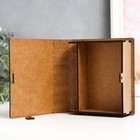 Шкатулка-книга "Цветы" 14х12х5 см - фото 22545770