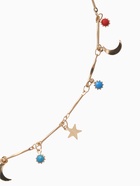 Чокер «Полумесяц», цветной в золоте, 35 см - Фото 3