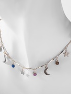 Чокер «Полумесяц», цветной в золоте, 35 см - Фото 7