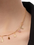 Чокер «Полумесяц», цветной в золоте, 35 см - Фото 6