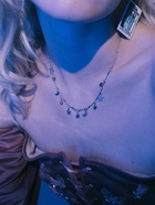 Чокер «Полумесяц», фазы луны, цветной в серебре, 35 см - Фото 6