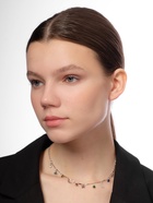 Чокер «Полумесяц» фазы луны, цветной в серебре, 35 см - Фото 5