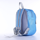 Рюкзак детский с кошельком, отдел на молнии, цвет голубой - фото 6886391