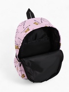 Рюкзак школьный на молнии, с карманами, размер 30×14×43 см, розовый 9424715