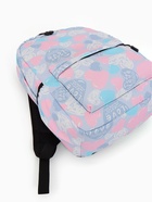 Рюкзак школьный из текстиля на молнии, наружный карман, сиреневый, розовый - Фото 8