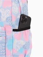 Рюкзак школьный из текстиля на молнии, наружный карман, сиреневый, розовый - Фото 10