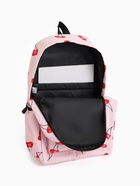 Рюкзак школьный на молнии, с карманами, с рисунком, размер 30×13×43 см, розовый - Фото 8
