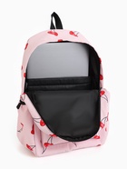 Рюкзак школьный на молнии, с карманами, с рисунком, размер 30×13×43 см, розовый 9424718
