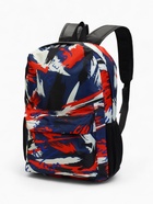 Рюкзак школьный на молнии, с карманами, с принтом, размер 29×12×42 см, синий/красный - Фото 5