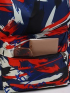 Рюкзак школьный на молнии, с карманами, с принтом, размер 29×12×42 см, синий/красный - Фото 9