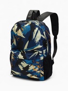 Рюкзак школьный на молнии, с карманами, с принтом, размер 29×12×42 см, синий/белый - Фото 6