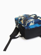 Рюкзак школьный на молнии, с карманами, с принтом, размер 29×12×42 см, синий/белый - Фото 3