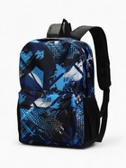 Рюкзак школьный на молнии, наружный карман, синий, голубой - Фото 3