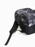 Рюкзак школьный на молнии, с карманом, с абстрактным принтом, однотонный, размер 29×12×42 см, чёрный/серый - Фото 4