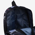 Рюкзак молодёжный на молнии из текстиля, 2 кармана, цвет серый - фото 6886599