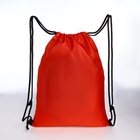 Мешок для обуви на шнурке, с принтом, размер 32×0.5×40 см, белый/красный - Фото 2