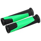 Грипсы Dream Bike SZ-181D, 125 мм, с барендами, цвет чёрно-зелёный - фото 42266910