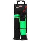 Грипсы Dream Bike SZ-181D, 125 мм, с барендами, цвет чёрно-зелёный - фото 42266911