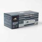 Дозатор для моющего средства с подставкой для губки Raccoon, 550 мл, губка в комплекте, белый - Фото 7