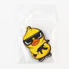 Брелок для ключей деревянный «Крутая утка», 3.8×6 см - Фото 5