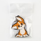 Брелок для ключей деревянный «Собачка с ушками», 4.7×6 см - Фото 5