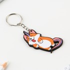 Брелок для ключей деревянный "Корги единорог" 4,7 х 6 см - фото 22566596