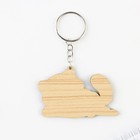 Брелок для ключей деревянный «Енотик», 4.7×6 см - Фото 4