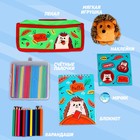 Подарочный набор с мягкой игрушкой «Ёжик», 7 предметов - фото 24385332