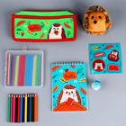Подарочный набор с мягкой игрушкой «Ёжик», 7 предметов - фото 24385334