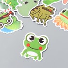 Набор наклеек "Супермикс лягухи" 50 шт 3-8,5 см - фото 22545837
