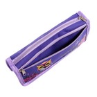 Пенал школьный, текстиль, 2 отделения, 8×21×4 см «Совушка» - Фото 5