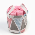 Салфетки махровые декоративные «Этель. Эстетика», 5 шт., 30×30 см, хлопок 100%, розовые - Фото 6