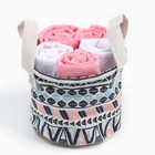 Набор махровых декоративных салфеток Этель "Этно" 30х30см-5шт, 100% хлопок 9284807 - фото 12609017