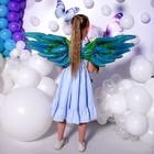 Шар-игрушка «Фольгированные крылья феи», цвет бирюзовый - фото 281178983