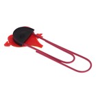 Закладка-скрепка большая, 11 см, "Сердце", МИКС (комплект 12 шт) - фото 24302270