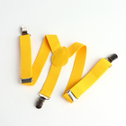 Подтяжки детские «Выбражулька», ширина 2.5 см, жёлтая - Фото 1