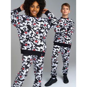 

Комплект Family look для мальчика: свитшот, брюки, рост 158 см