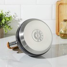 Чайник Magistro Heat, 3 л, ТРС, ручка soft-touch, со свистком, индукция, нержавеющая сталь, чёрный - Фото 8