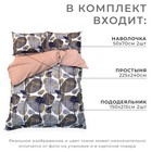 Постельное бельё Этель дуэт "Шато" 150х215см-2 шт, 225х240см, 50х70±3 см-2 шт, новосатин 9490300 - фото 14177982