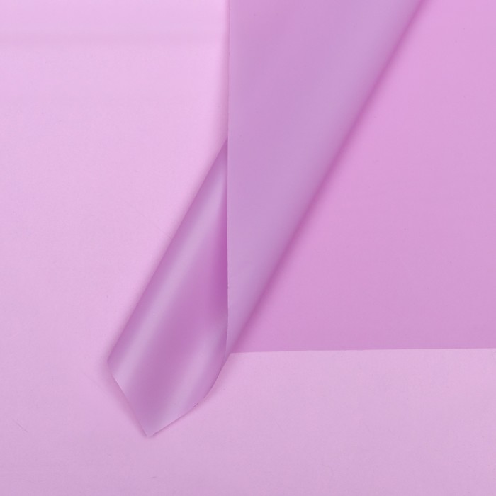 Пленка матовая однотонная, лаванда №10, 58 х 58 см, 20 листов